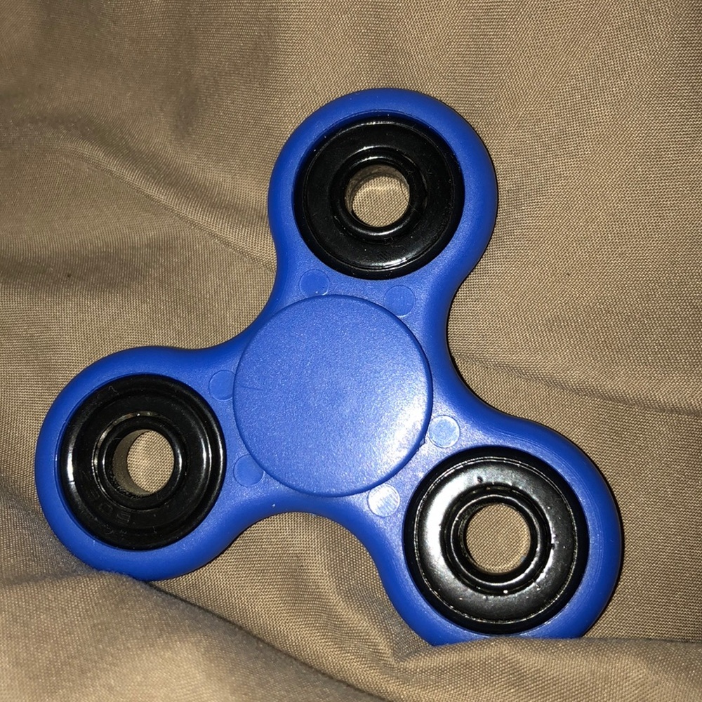 Blue Fidget spinner